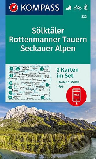 Sölktäler, Rottenmanner Tauern, Seckauer Alpen 223, Kompass, 2020