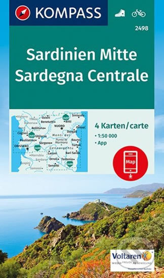 Sardinien Mitte, Sardegna Centrale 2498, Kompass, 2020