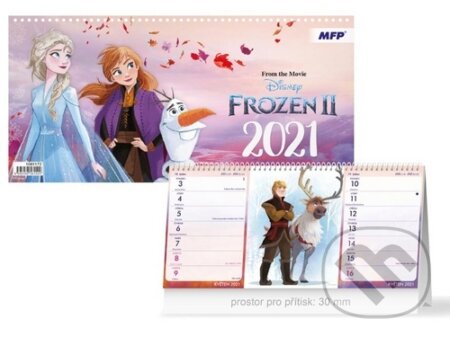 DISNEY Frozen (čtrnáctidenní) - stolní kalendář 2021, MFP, 2020