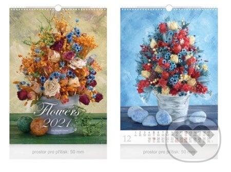 Flowers - nástěnný kalendář 2021, MFP, 2020