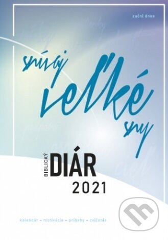 Biblický diár 2021: Snívaj veľké sny -  modrý, Inuel, 2020