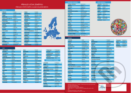 Přehled učiva zeměpis - Přehled států a jejich hlavních měst - kniha z kategorie 1. stupeň