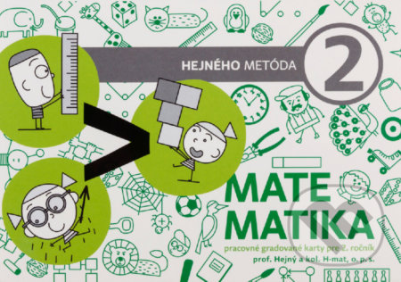 Matematika 2 - Pracovné gradované karty - Milan Hejný, Indícia, s.r.o., 2019