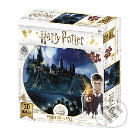 Harry Potter 3D puzzle - Bradavice v noci, CubicFun, 2020