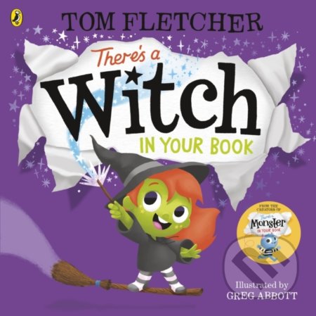 There&#039;s a Witch in Your Book - Tom Fletcher, Greg Abbott (ilustrácie), Puffin Books, 2020