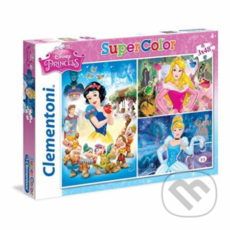 Supercolor Princezny - puzzle z kategorie Maxi dílky