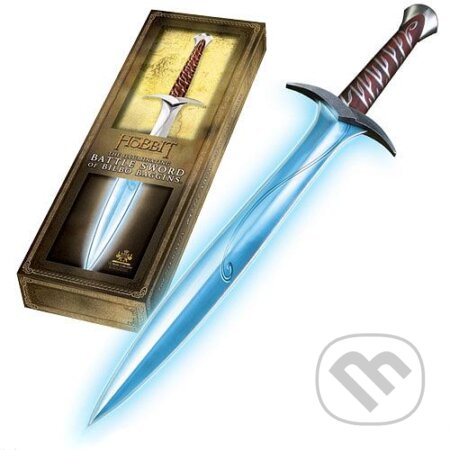 Replika meča Bilba Pytlíka: svietiaci, Noble Collection, 2020
