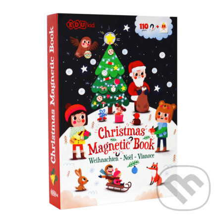 Magnetická kniha Vianoce - Kolektív autorov, Edita Hajdu (Ilustrátor), Edukid, 2020