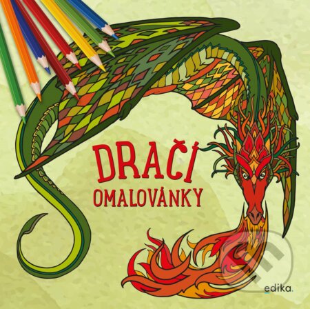 Dračí omalovánky - Atila Vörös (ilustrátor), Edika, 2020