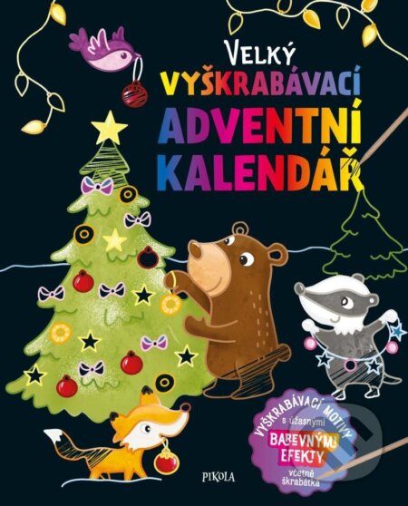 Velký vyškrabávací adventní kalendář - kniha z kategorie Úkoly pro děti