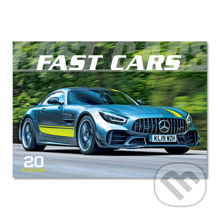 Nástenný kalendár Fast cars 2021, Spektrum grafik, 2020