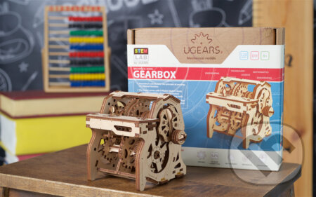 STEM LAB Gearbox - 4 – stupňová manuálna prevodovka - hra z kategorie 3D puzzle