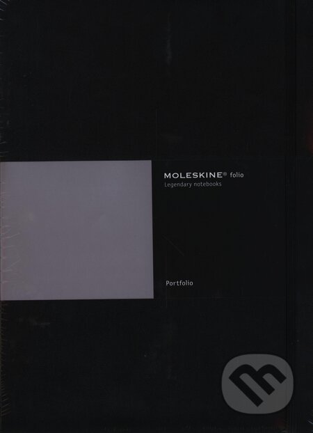 Moleskine - veľký folio zápisník s priehradkami (čierny), Moleskine