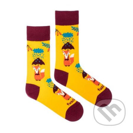 Ponožky Líška L (Unisex veľkosť L (veľkosť 43-46))