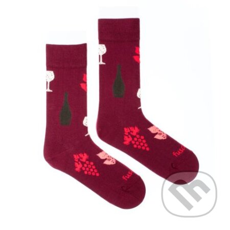 Ponožky Víno L (Unisex veľkosť L (veľkosť 43-46))