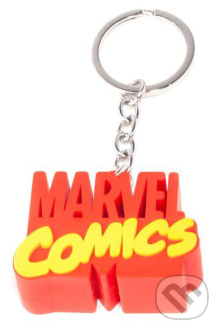 Gumový prívesok na kľúče Marvel: 3D Logo, , 2019
