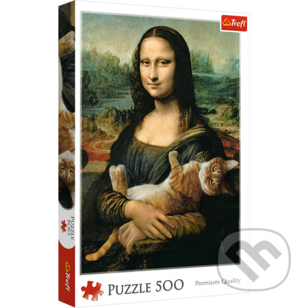 Mona Lisa s kočkou, Trefl, 2020