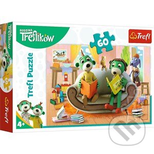 Treflíci: Společné čtení - puzzle z kategorie Maxi dílky