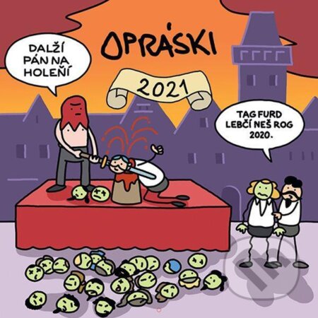 Opráski - Kalendář 2021 - jazz, Grada, 2020