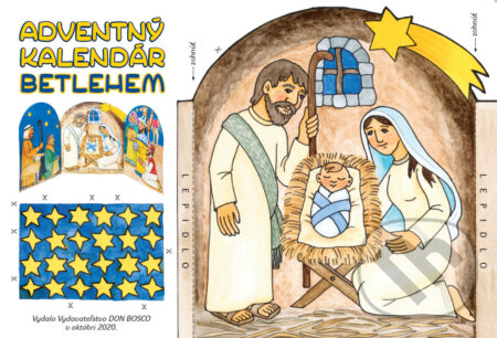 Adventný kalendár - betlehem - Eva Nocarová, Don Bosco, 2020