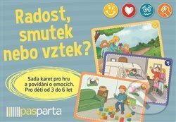 Radost, smutek nebo vztek? (Sada karet pro hru a povídání o emocích) - hra z kategorie Vzdělávací hry
