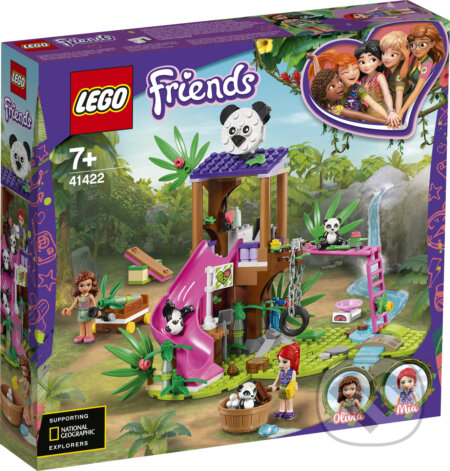 LEGO Friends 41422 Pandí domček na strome v džungli, LEGO, 2020