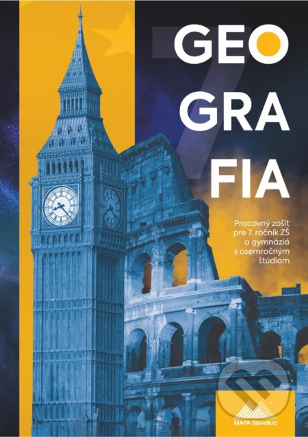 Geografia 7 - Pracovný zošit s miniatlasom - Európa - kniha z kategorie 2. stupeň