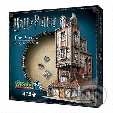 Harry Potter 3D Puzzle: Rodinný dům Weasleyových - Doupě, Fantasy, 2020