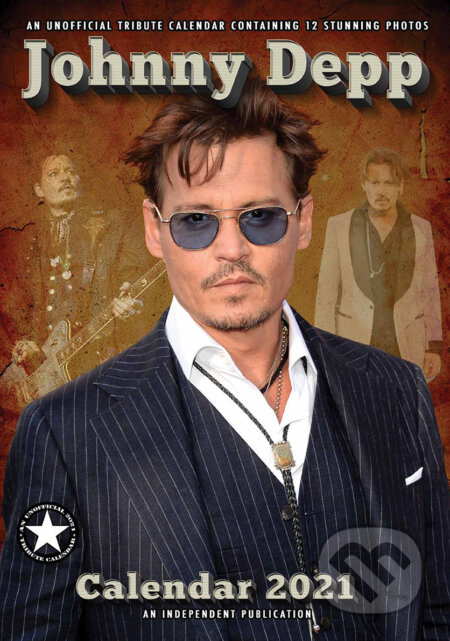 Kalendář 2021: Johnny Depp - Piráti z Karibiku, , 2020