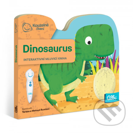 Kouzelné čtení: Minikniha s výsekem - Dinosaurus - hra z kategorie Vzdělávací hry