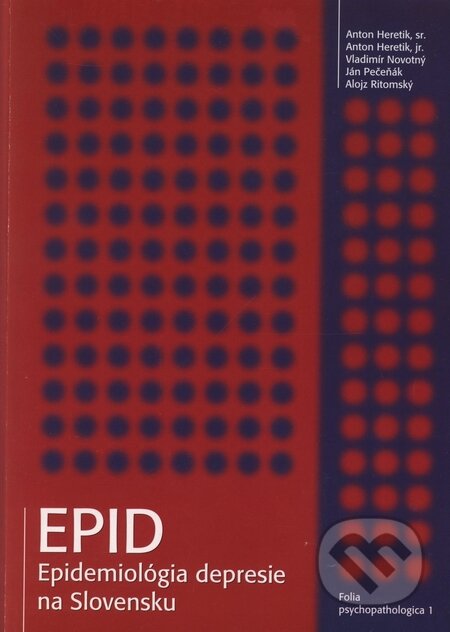 Obálka knihy Epid - Epidemiológia depresie na Slovensku