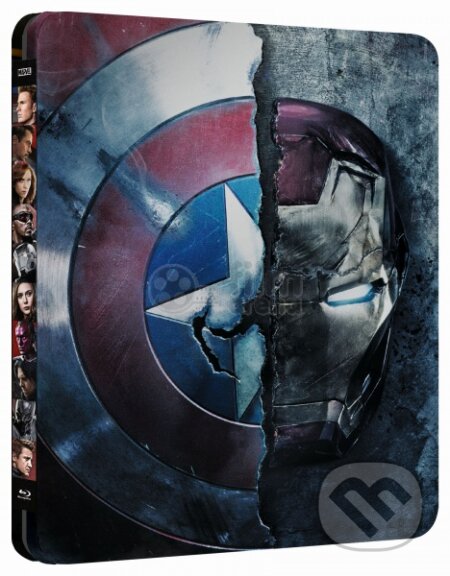Captain America: Občanská válka 3D Steelbook - Anthony Russo, Joe Russo, Filmaréna, 2016