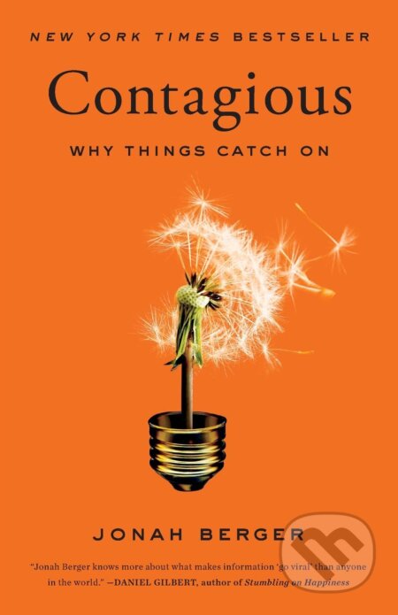 Kniha: Contagious (Jonah Berger). Simon & Schuster, 2016