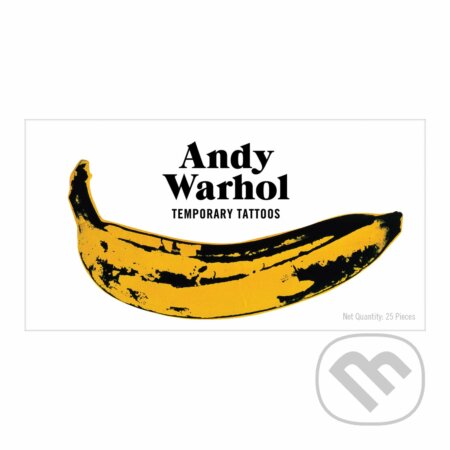Andy Warhol Temporary Tattoo Set - Andy Warhol (artist), Galison, 2019