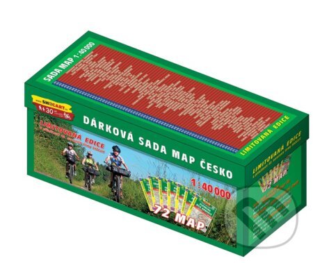 Dárková sada map Česko 1:40.000, SHOCart, 2020