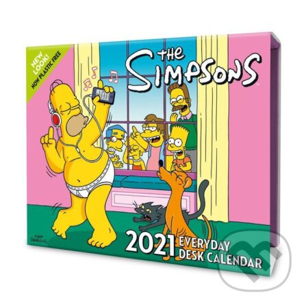 Oficiálny stolový trhací kalendár 2021: The Simpsons, , 2020