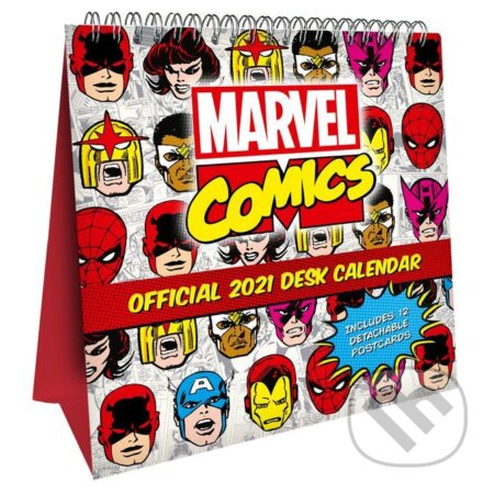 Oficiálny stolový kalendár 2021 Marvel: Classic Comics, , 2020