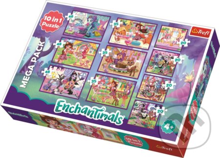 Enchantimals 10v1 - puzzle z kategorie Maxi dílky