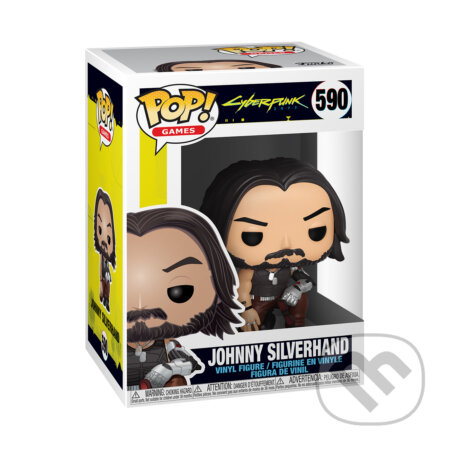 Funko POP! Games: Cyberpunk 2077 - Johnny Silverhand (crouching), Magicbox FanStyle, 2020