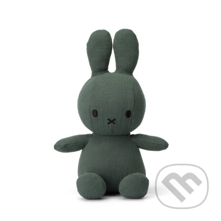 Miffy sediaca mušelín zelená 23cm