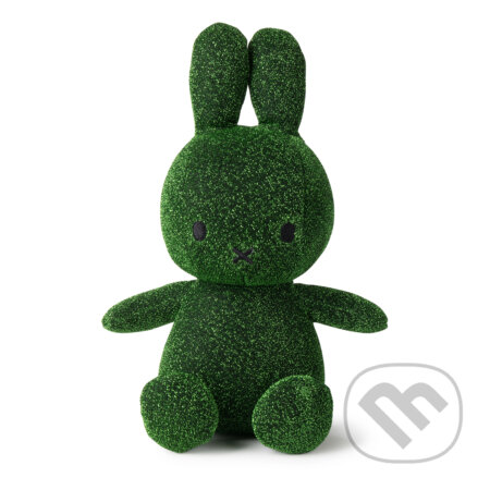 Miffy sediaca trblietky zelené 23cm