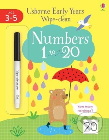Numbers 1 To 20 - Jessica Greenwell, Ailie Busby (ilustrátor), Usborne, 2020