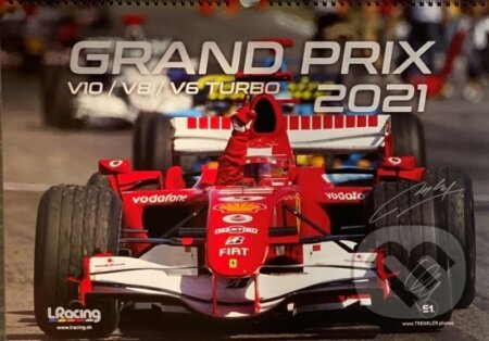 Grand Prix 2021 - nástenný kalendár - Martin Trenkler, E1. production, 2020
