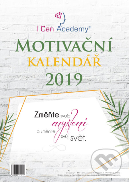 I Can Academy Motivační kalendář 2019, I Can Academy, 2018
