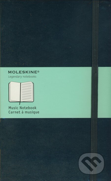 Moleskine - notový zápisník čierny, Moleskine