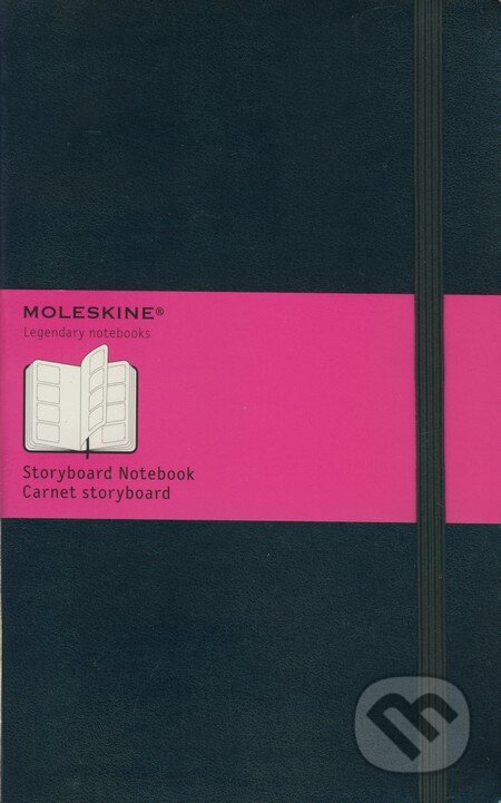Moleskine - stredný storyboard zápisník (čierny), Moleskine