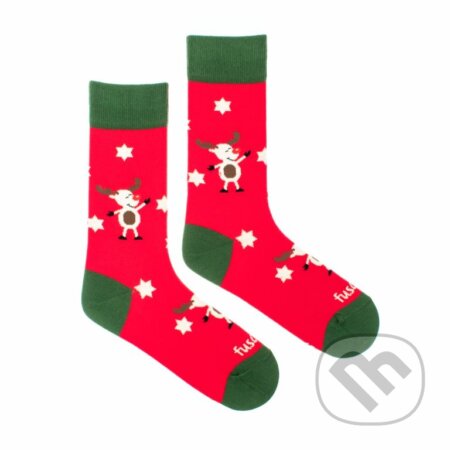 Ponožky Sob vianočný M (Unisex veľkosť M (veľkosť 39-42))
