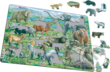 Zvieratá - Neandertálske obdobie NB10 - puzzle z kategorie Naučné puzzle