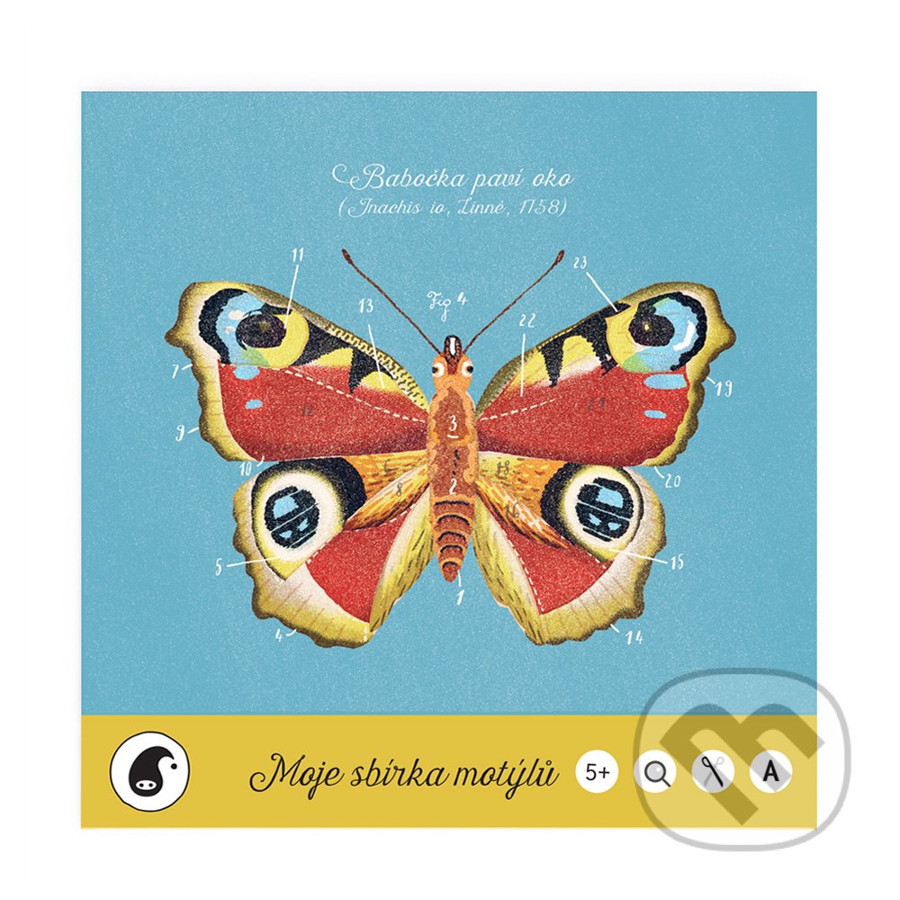 Moje sbírka motýlů - Jitka Musilová, Martin Krkošek (ilustrátor), Pipasik, 2020
