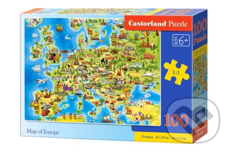 Map of Europe, Castorland, 2020